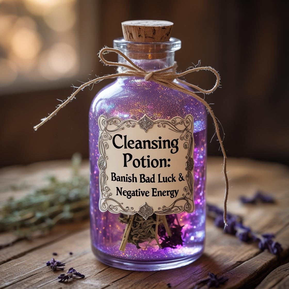 Cleansing Bad Luck & Negative Energy SPELL